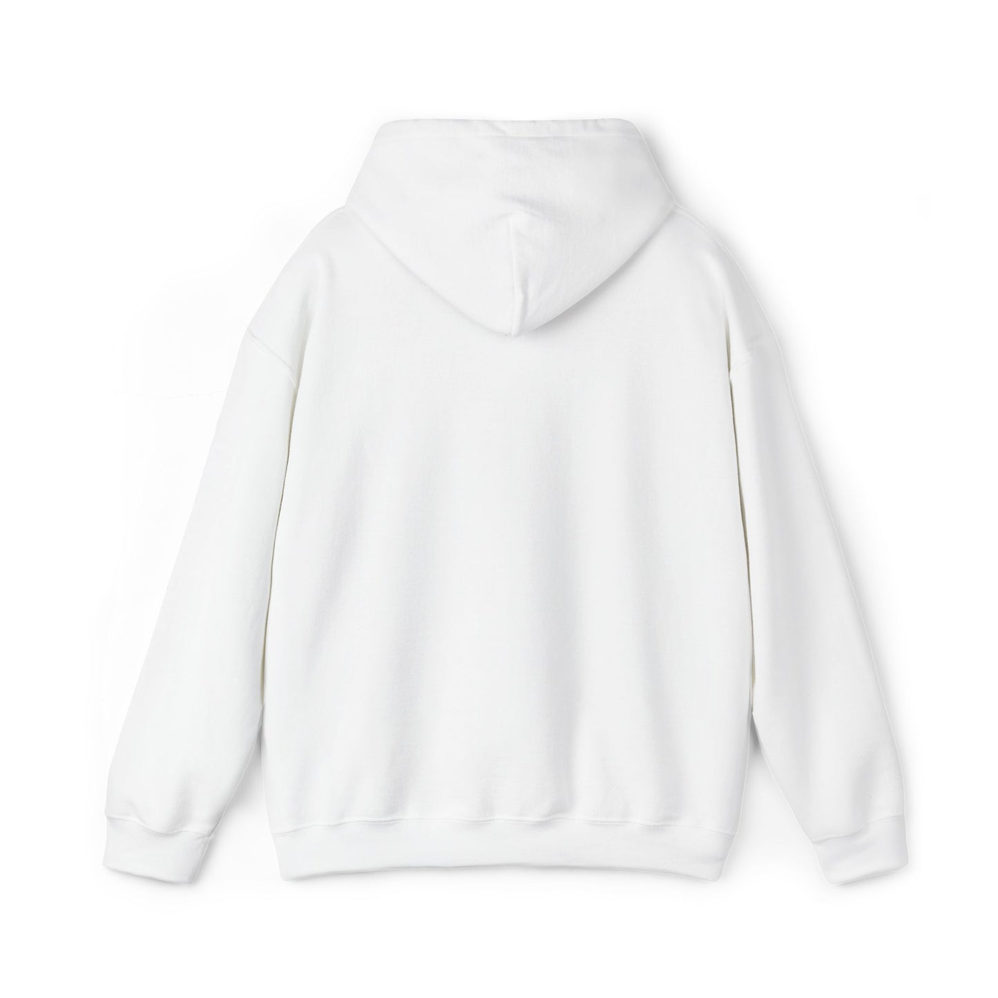Hooded Sweatshirt - Introspective Black and White Rough Motivation Design