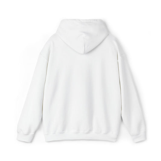 Hooded Sweatshirt - Introspective Black and White Rough Motivation Design