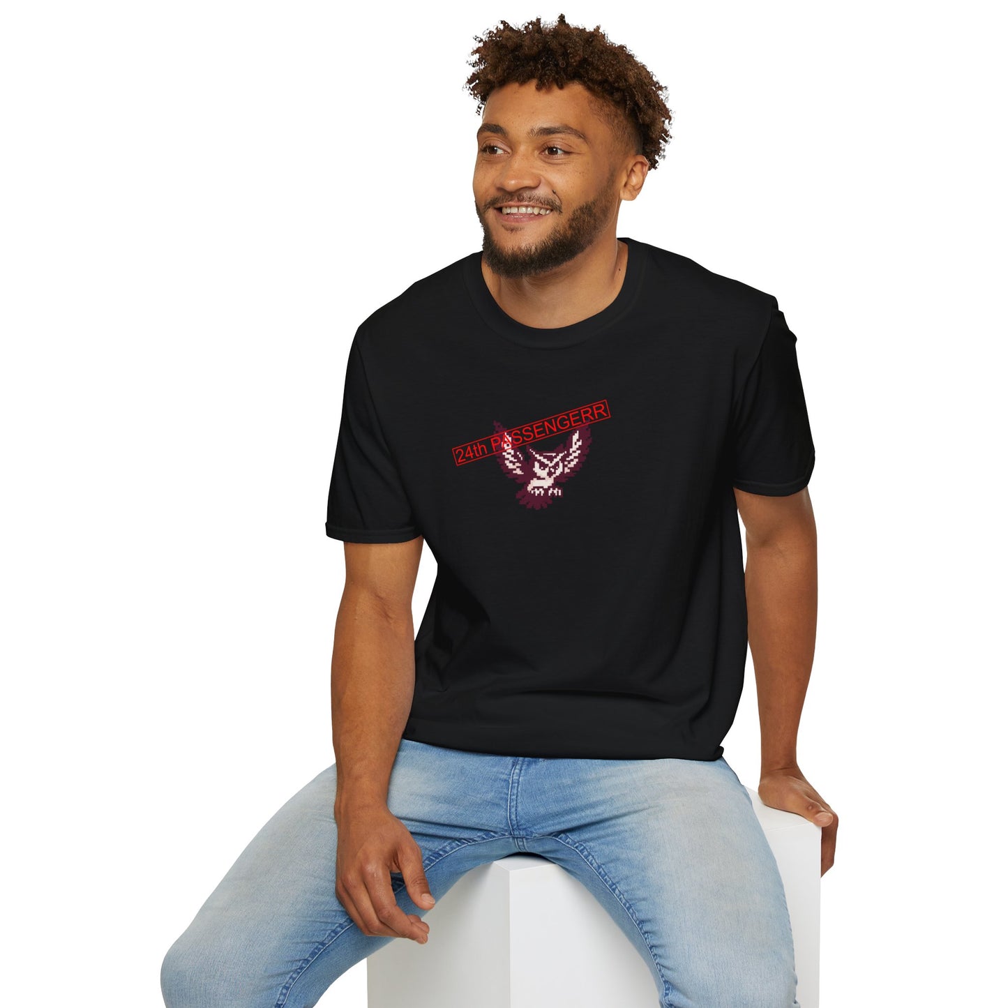 Bordeaux Mystic Owl Stamp T-Shirt